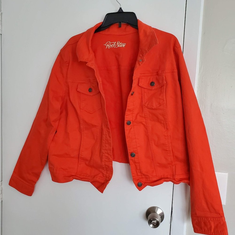 Orange Jean Jacket